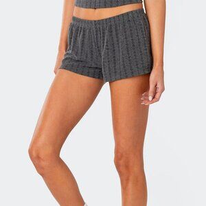 Edikted Low Rise Pointelle Shorts, NWT!
